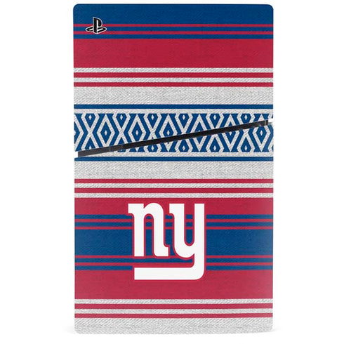 NFL New York Giants Trailblazer PS5 Slim Disk Bundle Skin