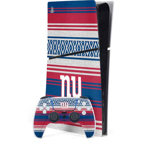 NFL New York Giants Trailblazer PS5 Slim Digital Edition Bundle Skin
