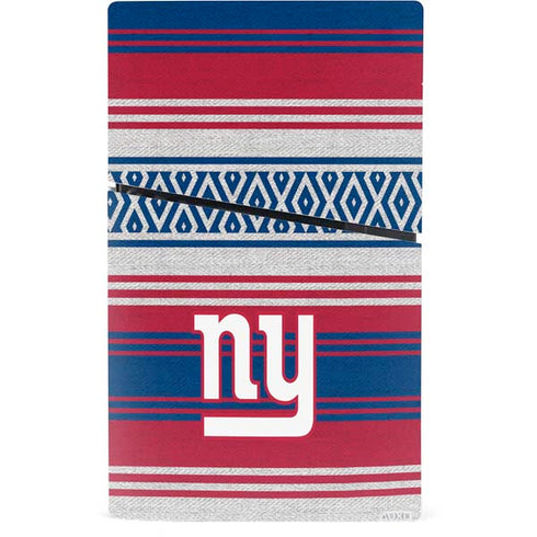 NFL New York Giants Trailblazer PS5 Slim Digital Edition Console Skin