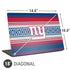 NFL New York Giants Trailblazer Universal Laptop 18in (14.6 x 10.6in) Skin