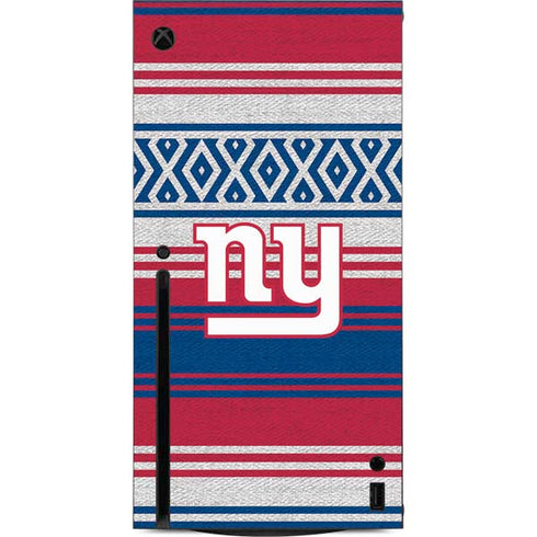 NFL New York Giants Trailblazer Xbox Series X Console Skin