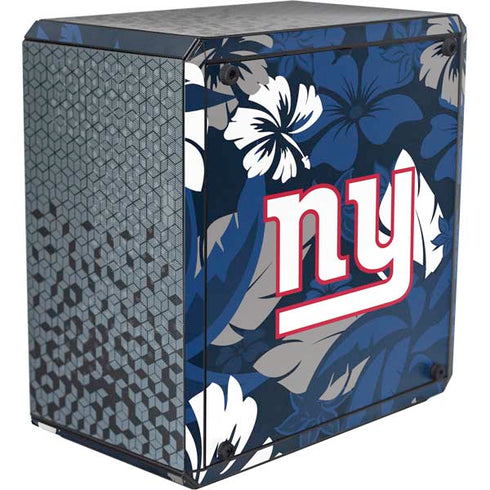 NFL New York Giants Tropical Print Cooler Master MasterBox Q300L Mini Tower Skin