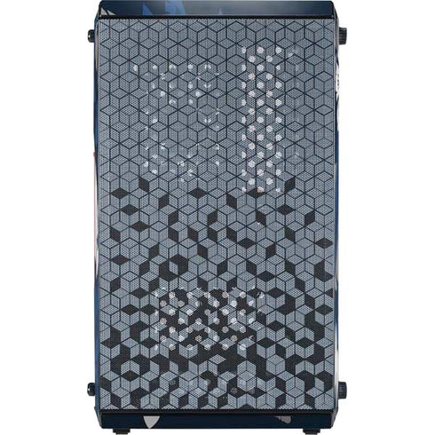 NFL New York Giants Tropical Print Cooler Master MasterBox Q300L Mini Tower Skin