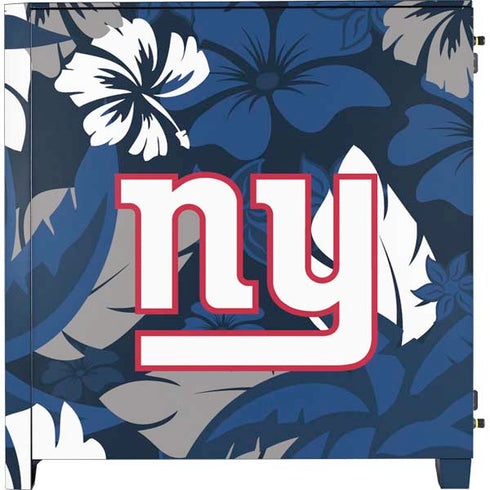 NFL New York Giants Tropical Print Corsair 4000D Tempered Glass Mid-Tower ATX Case Skin
