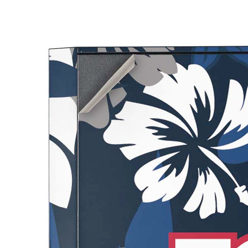 NFL New York Giants Tropical Print Corsair 4000D Tempered Glass Mid-Tower ATX Case Skin