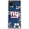 NFL New York Giants Tropical Print Galaxy A12 Clear Case