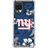 NFL New York Giants Tropical Print Galaxy A12 Clear Case