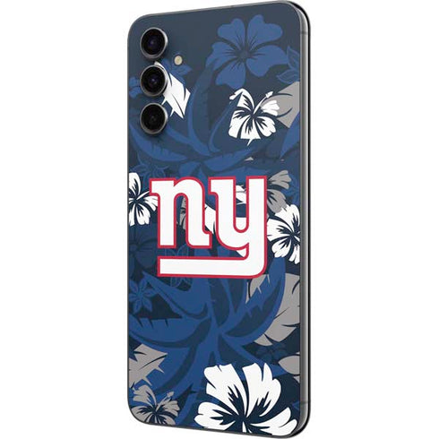 NFL New York Giants Tropical Print Galaxy A14 5G Skin