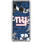 NFL New York Giants Tropical Print Galaxy A30 Clear Case