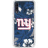 NFL New York Giants Tropical Print Galaxy A50 Clear Case
