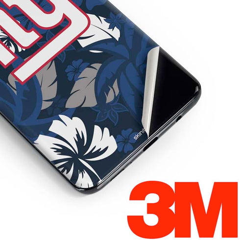 NFL New York Giants Tropical Print Galaxy S10 Plus Skin