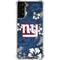 NFL New York Giants Tropical Print Galaxy S21 FE Clear Case