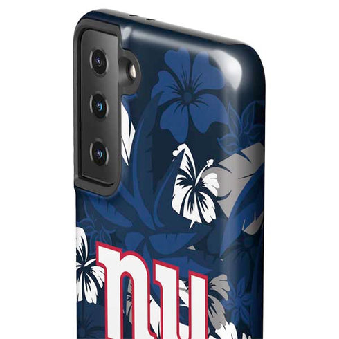 NFL New York Giants Tropical Print Galaxy S21 FE Pro Case