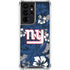 NFL New York Giants Tropical Print Galaxy S21 Ultra 5G Clear Case