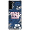NFL New York Giants Tropical Print Galaxy S22 Plus Clear Case