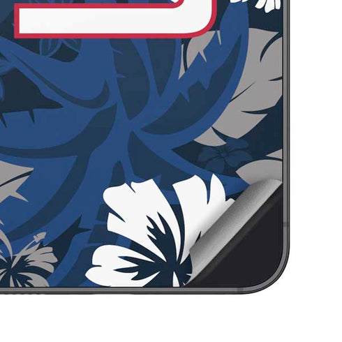 NFL New York Giants Tropical Print Galaxy S23 Skin