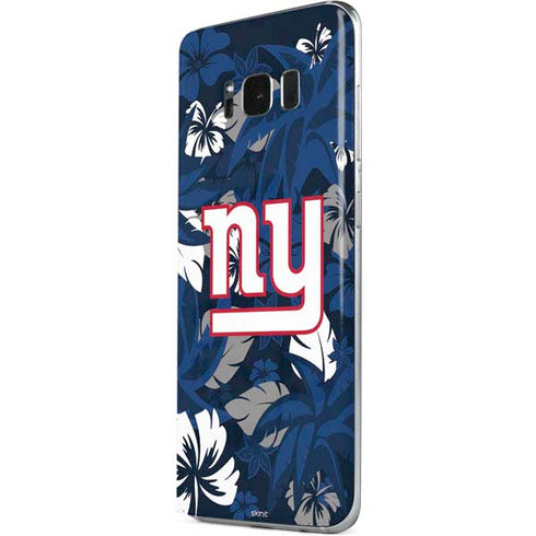 NFL New York Giants Tropical Print Galaxy S8 Skin