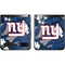NFL New York Giants Tropical Print Galaxy Z Flip Skin