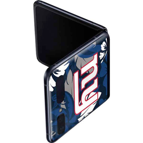 NFL New York Giants Tropical Print Galaxy Z Flip Skin