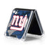 NFL New York Giants Tropical Print Galaxy Z Flip5 5G Clear Case