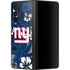 NFL New York Giants Tropical Print Galaxy Z Fold3 5G Skin