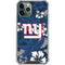NFL New York Giants Tropical Print iPhone 11 Pro Max Clear Case