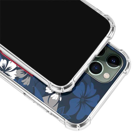 NFL New York Giants Tropical Print iPhone 11 Pro Max Clear Case