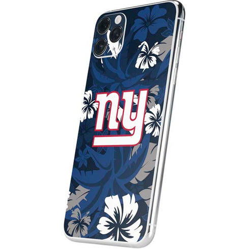NFL New York Giants Tropical Print iPhone 11 Pro Max Skin