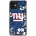 NFL New York Giants Tropical Print iPhone 12 Mini Clear Case