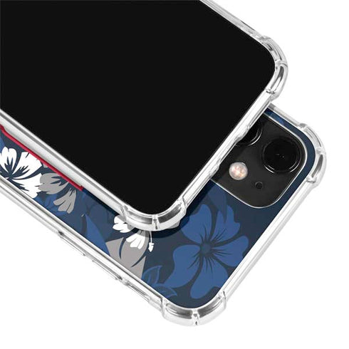 NFL New York Giants Tropical Print iPhone 12 Mini Clear Case