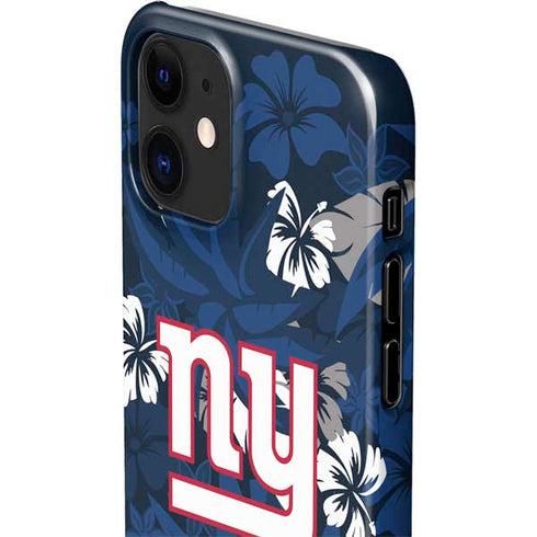 NFL New York Giants Tropical Print iPhone 12 Mini Lite Case