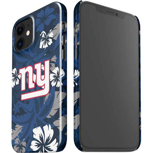 NFL New York Giants Tropical Print iPhone 12 Mini Lite Case