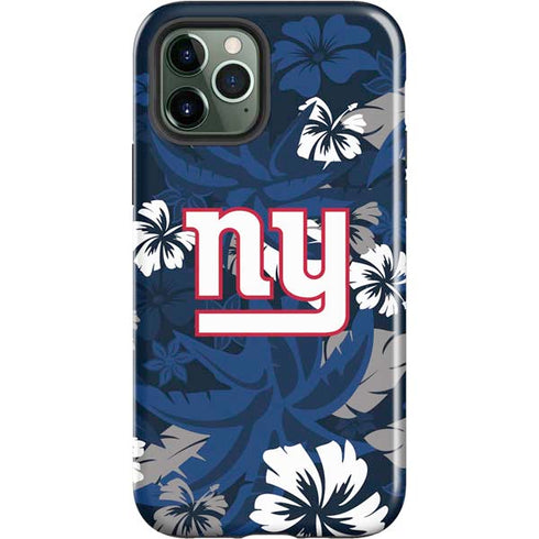 NFL New York Giants Tropical Print iPhone 12 Pro Impact Case