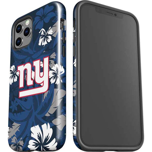 NFL New York Giants Tropical Print iPhone 12 Pro Impact Case