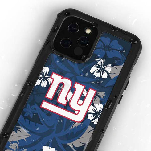 NFL New York Giants Tropical Print iPhone 12 Pro Max Waterproof Case