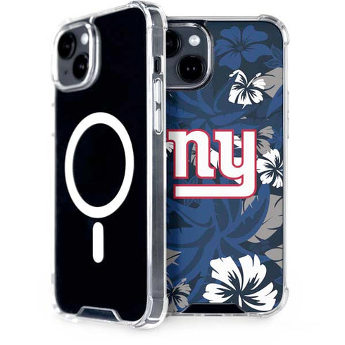 NFL New York Giants Tropical Print iPhone 13 MagSafe Case
