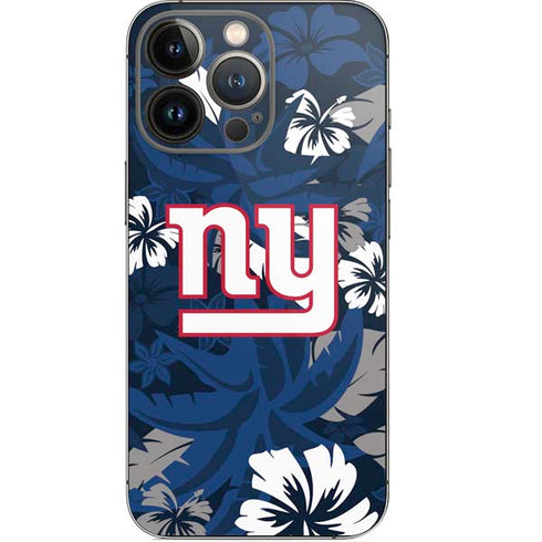 NFL New York Giants Tropical Print iPhone 13 Pro Skin