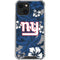 NFL New York Giants Tropical Print iPhone 14 Clear Case