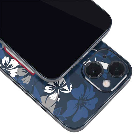 NFL New York Giants Tropical Print iPhone 15 Plus Skin