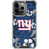 NFL New York Giants Tropical Print iPhone 15 Pro Clear Case