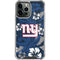 NFL New York Giants Tropical Print iPhone 14 Pro Max Clear Case