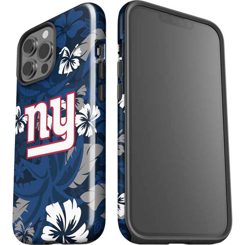 NFL New York Giants Tropical Print iPhone 15 Pro Max Impact Case