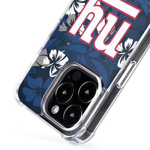 NFL New York Giants Tropical Print iPhone 15 Pro Max MagSafe Case