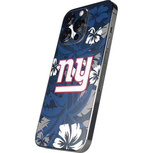 NFL New York Giants Tropical Print iPhone 14 Pro Max Skin