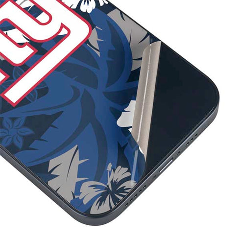 NFL New York Giants Tropical Print iPhone 14 Skin