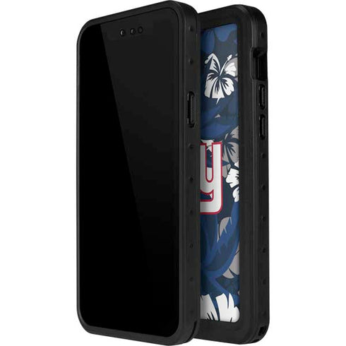 NFL New York Giants Tropical Print iPhone 15 Waterproof Case