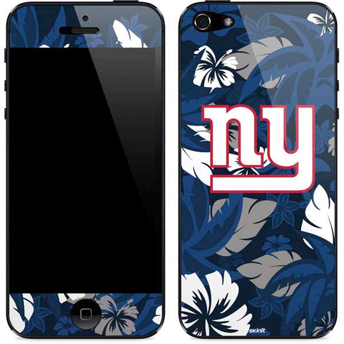 NFL New York Giants Tropical Print iPhone 5/5s/5SE Skin