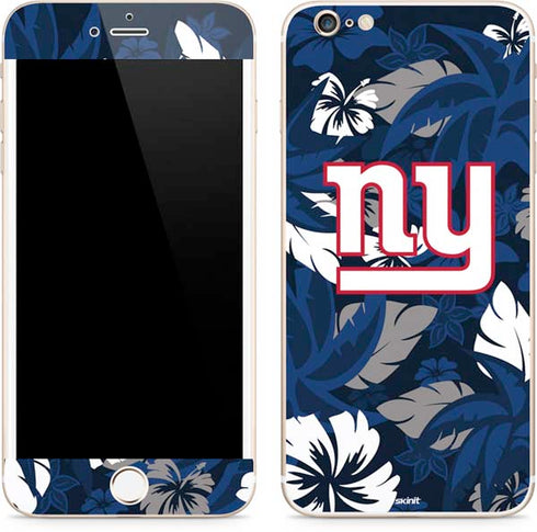 NFL New York Giants Tropical Print iPhone 6/6s Plus Skin
