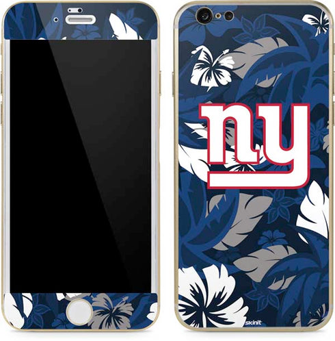 NFL New York Giants Tropical Print iPhone 6/6s Skin