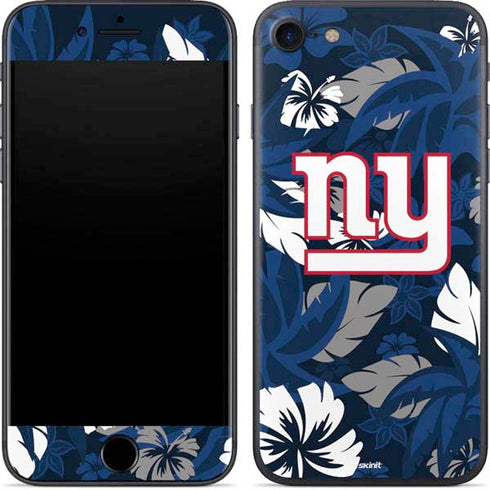 NFL New York Giants Tropical Print iPhone 7 Skin